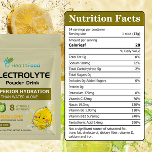 Hot Sale <b>Electrolyte</b> <b>Powder</b> with Total Carbohydrate Helps Regulate Amount of Fluids Nutrients Cells Equilibrium State <b>Powder</b> - Product Image 2