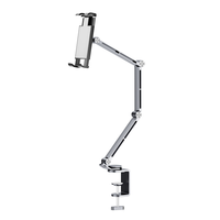 Support de téléphone pour tablette paresseux tout alliage d'aluminium 360 Rotation mécanique pliant support de téléphone portable de bureau support de tablette PC