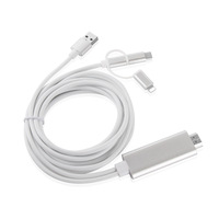 Tipo-C Micro USB a HDTV 1080P Tipo C Android a 4KHD HD Cable adaptador