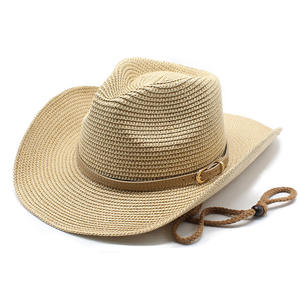 Sombra Protector solar Sombrero para el sol Hombres al aire libre Coreano Dos colores Paja Sombreros de ala ancha Verano Viajes Playa Sombrero de paja - Product Image 2