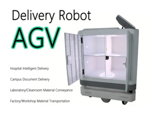 Robot AGV Inteligente para Laboratorio - Automatiza el <span class=keywords><strong>Transporte</strong></span> de Muestras y Materiales de Laboratorio, Módulos de Carga Personalizables para Muestras y Reactivos - Product Image 2