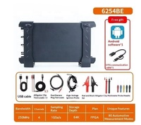 Oscilloscope virtuel USB pour ordinateur authentique Hantek6022BE, analyseur logique 2 canaux 6254BD/BC/BE 6074BD 6104BD 6204BD