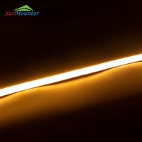 Strip LED CE 2110 300LED/M 24v 3000k Putih Kecerahan Tinggi COB Strip LED CRI90 Tahan Air ROHS Lampu Strip LED