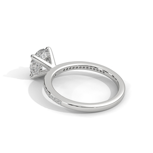 Anillo de Oro de 10k y 14k con Diamantes Cultivados en Laboratorio, Corte Brillante, Claridad VS1 VVS2, para Bodas, Marca RAAMAA, Superventas - Product Image 3