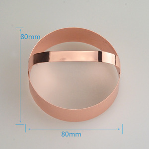 Christmas Series Kitchen <b>Baking</b> Small Tool with Hand-in-hand Copper-plated Stainless Steel Biscuit/Cake Mold Food Contact Safe - Product Image 2