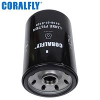 Filtro de Aceite 6136-51-5120 LF3664 para Excavadora, Filtros para Motor Diésel P550086 B7223 6136515102 para Komatsu