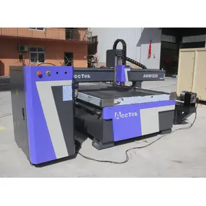 Mesin Pengukir Rotari 4th 3D Mesin Router Cnc 4 Sumbu dengan Meja Putar