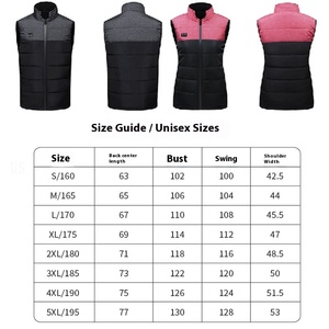 Venta al por mayor de chalecos calientes de temperatura constante de calefacción y carga de control Dual inteligente de temperatura ajustable ropa de calefacción - Product Image 4