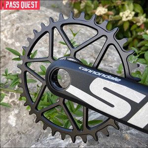 จานโซ่แบบติดตั้งโดยตรง PASS QUEST พร้อมฟันแบบ Narrow Wide สำหรับจักรยาน <span class=keywords><strong>Cannondale</strong></span> SL/SISL FSA ดิสก์เบรกเดี่ยว BMX และจักรยานเสือหมอบ - Product Image 3
