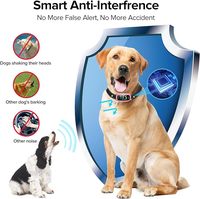 Hundetrainingshalsband mit statischem Schock gegen Bellen, Elektroschock, Sound-/Vibrationsmodi, IPX7 wasserdicht, wiederaufladbarer Akku