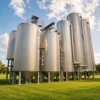 Équipement de brasserie artisanale Tonsen 5000L-10000L SUS304, 2/3/4 cuves, automatisation PLC pour la production de bière commerciale