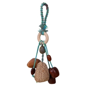 Wholesale Ethnic Handicraft Natural Fruit Shell Hanging Charm <b>Wind</b> <b>Chime</b> For Decorating - Product Image 1