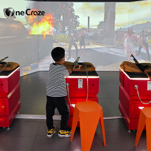 เครื่องเกมอาร์เคดเสมือนจริง 54 ธีม พร้อมระบบ VR จำลองสถานการณ์ยิงปืนแบบอินเทอร์แอคทีฟ ฉายภาพบนผนัง จำลองการล่าสัตว์ - Product Image 4