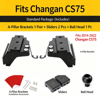 Support de montage rapide pour projecteur LED sur montant A sans perçage de haute qualité pour Changan Hunter Lantuo Pickup – Kit d'extension à dégagement rapide