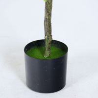 Plantes artificielles en soie de Ginkgo durables à faible entretien, très réalistes, pour l'automne, Halloween, la Saint-Valentin et le Nouvel An