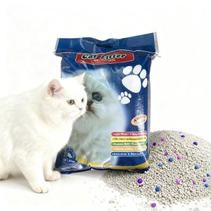 Kostenlose Probe Kugelförmige Lavendel-Duftende Schnell Klumpende Hochabsorbierende 99% Staubfreie Umweltfreundliche 10L 20L Bentonit-Katzenstreu - Product Image 1
