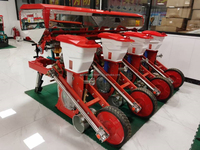 Semoir à maïs à haute efficacité 2BYF-2 à 2 rangs et machine à fertiliser, mini semoir à maïs pour tracteur à pied à bas prix