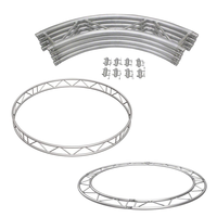 Armazón circular de aluminio para iluminación de techo, escalera vertical, horizontal, plana, curvada