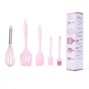 Silicone <b>Baking</b> Utensils <b>Set</b> Heat‑Resistant Non‑stick Kitchen Cooking Spatula Whisk Brush Bakeware Tool <b>Set</b> for Home <b>Baking</b> - Product Image 3