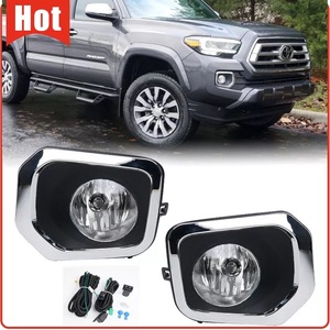 Luces antiniebla halógenas para Toyota Tacoma 2016-2020, juego de luces delanteras cromadas - Product Image 4