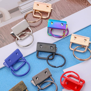 20mm 25mm 32mm treo mạ kim loại trống Key Fob phần cứng - Product Image 4