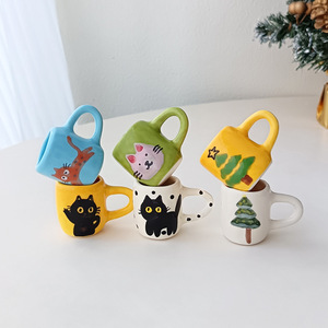 Aimants de réfrigérateur 3D amusants, aimants décoratifs pour la cuisine, mini aimants en céramique en forme de tasse pour le réfrigérateur - Product Image 3