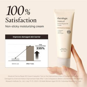 Crema Theralogic Madecell Derma Repair B5 80ml Humectante Facial Para Piel Sensible - Product Image 4