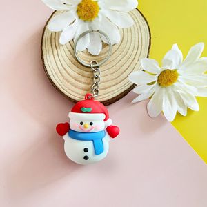 Gantungan kunci Natal dengan Santa Claus, rusa kutub, dan pohon Natal pesona-pesta liburan hadiah & hadiah promosi - Product Image 5