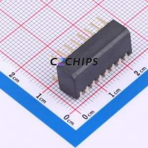 DE-08PD DIP Switch Through hole Component (THT),P=2.54mm Switch Piano Key Single Pole Single Throw 8 2.54mm - Product Image 2