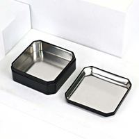 Boîtes de rangement en fer blanc CR, mini boîtes à bonbons avec couvercles sécurité enfant pour pain et chewing-gum