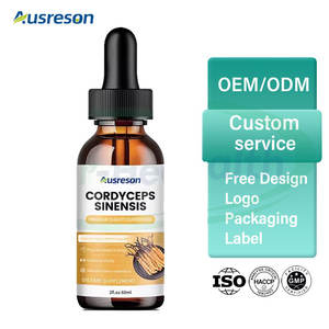 Ausreson OEM сушеный кордицепс <span class=keywords><strong>Sinensis</strong></span>, жидкие капли, Экстракт гриба, продукт для здоровья, пищевые добавки, напиток, кордицепс, жидкость - Product Image 2