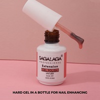 Gel UV Constructeur pour Ongles en Bouteille avec 36 Couleurs, Formule Facile à Appliquer pour Usage en Salon