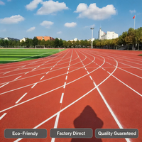 Lapangan Lari Atletik SMA dengan Lapisan Semprot EPDM 400m, Pasokan Langsung Pabrik untuk Kampus Filipina