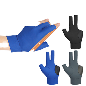 Guantes de billar sin dedos/medios dedos de nailon para mano izquierda o derecha, universales para jugadores de billar - Product Image 4