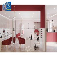Salon de maquillage, magasin de maquillage, Design d'intérieur, vitrine de perruque cosmétique, Salon de beauté, meubles de magasin de parfum, Design de magasin