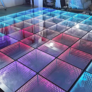 Pantalla de suelo rodante LED de moda 2024, madera de vidrio transparente impermeable para teléfonos inteligentes, iPad, cámara, pista de baile SLR - Product Image 1