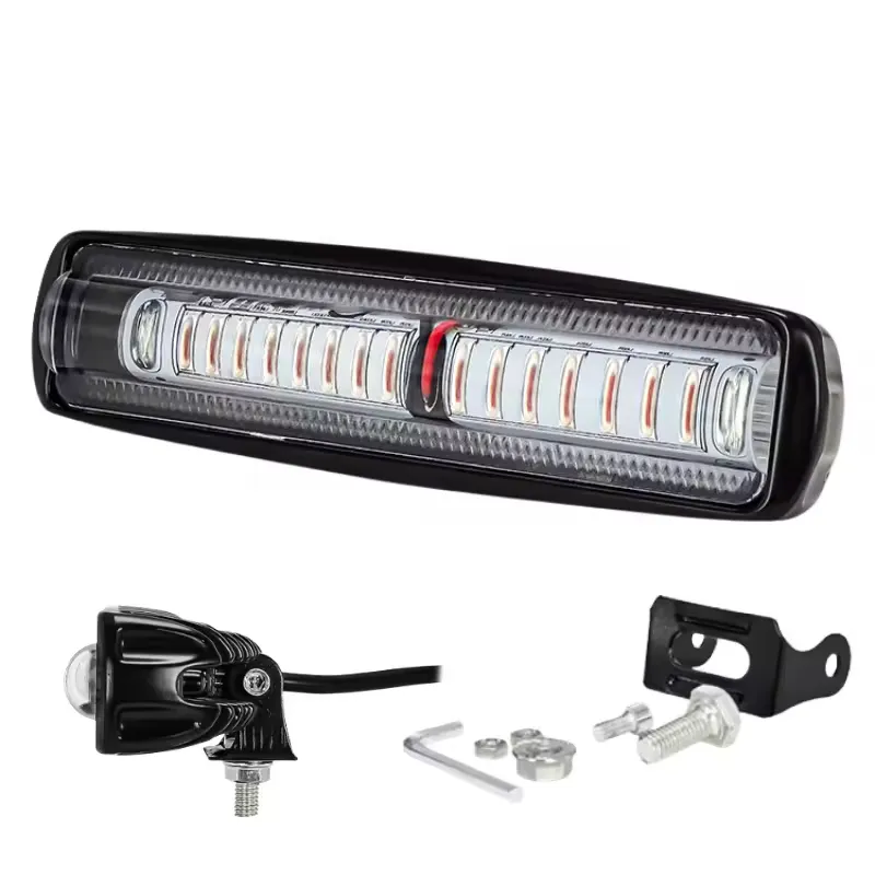 Dc 12-80V 30 Watt Werk Staart Strobe Spot Amber Baken Lamp Groen Blauw Rood Zone Lijn Led Heftruck Veiligheidswaarschuwingslampje