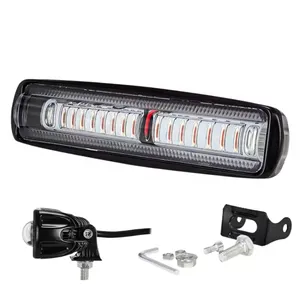 DC 12-80V 30 Watt Travail Queue Danger Strobe Spot Ambre Balise Lampe Vert Bleu Rouge Zone Ligne Led Chariot Élévateur Sécurité Voyant