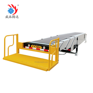 สายพานลำเลียงแบบยืดหดได้สำหรับอุตสาหกรรม  พร้อมแท่นยืนสำหรับขนถ่ายสินค้าและตู้คอนเทนเนอร์เพื่อการขนส่งโลจิสติกส์ - Product Image 6