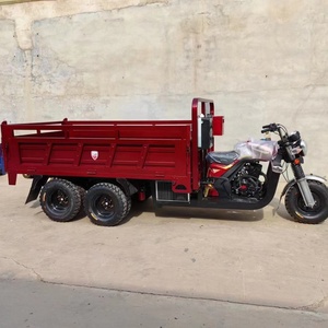 Tricycle de transport motorisé à 9 roues et 2 essieux de 350 cm³ / Tricycle de transport à benne basculante à 9 roues et double essieu arrière de 350 cm³ - Product Image 4