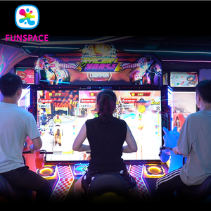 เครื่องเกมตู้ขี่ม้า3คนเครื่องเกมแข่งรถหยอดเหรียญสวนสนุก Funspace - Product Image 3