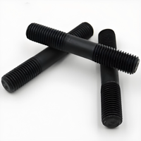 Steel Double-ended Bolts Made of Galvanized and Black Carbon Steel Stainless Steel Materials.