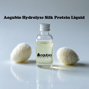 Aogubio lớp mỹ phẩm 99% chất lượng cao Peptide <span class=keywords><strong>protein</strong></span> tơ thủy phân chất lỏng cho các sản phẩm tóc <span class=keywords><strong>Protein</strong></span> tơ thủy phân chất lỏng - Product Image 2