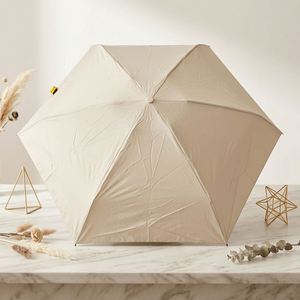 Nouveau design mini parapluie de poche pliable cinq volets avec protection UV, commande manuelle, cadeaux d'affaires pour adultes - Product Image 1