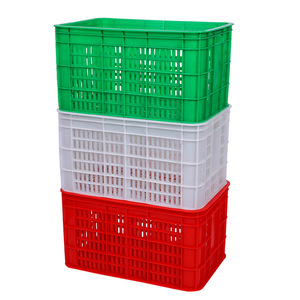 Cajas de Plástico Plegables Yuan Yang 525x360x295mm de Alta Resistencia para Almacenamiento de Frutas y Verduras, Caja de Transporte Logístico - Product Image 2