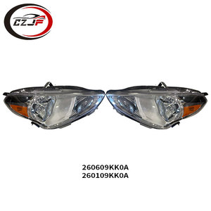 Phares de lampe au plomb CZJF pour <span class=keywords><strong>Nissan</strong></span> Versa 2015 2016 2017 <span class=keywords><strong>2018</strong></span> 2019 260609KK0A 260109KK0A - Product Image 2