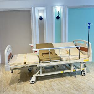 Camas de enfermería manuales de alta calidad, Camilla médica ICU para uso en hospitales domésticos, certificado ISO, hecho de Metal, plástico, acero, madera ABS - Product Image 5