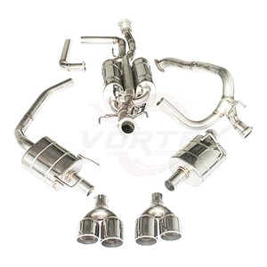 ท่อไอเสียแบบ Catback รุ่น Vortex SS304 พร้อมวาล์วและปลายท่อแบบ Quad สำหรับ Nissan Patrol Y62 5.6L V8 ปี 2010-2024 ชุดอัพเกรดสมรรถนะแบบ Bolt-On - Product Image 5