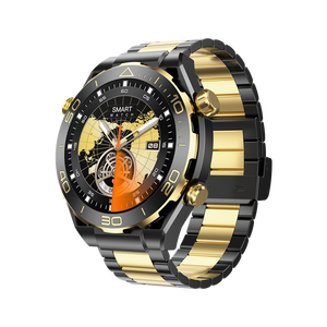 <span class=keywords><strong>Smartwatch</strong></span> Z91 Pro Max con Schermo AMOLED, Navigazione GPS, Ricarica Magnetica, Chiamate, Impermeabile, Elegante <span class=keywords><strong>Oro</strong></span> Lusso per Uomini e Donne - Product Image 4