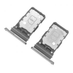 Vassoio porta SIM per Samsung Galaxy S21 G991B Argento - Product Image 3